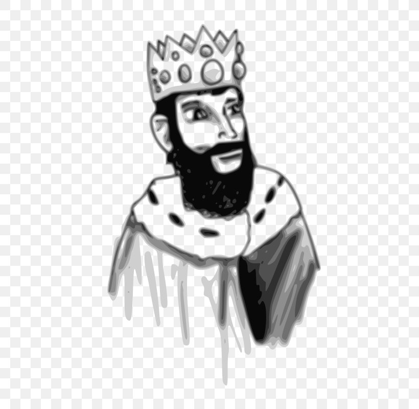 King Black And White Throne Clip Art, PNG, 500x800px, King, Art, Black, Black And White, Cartoon Download Free