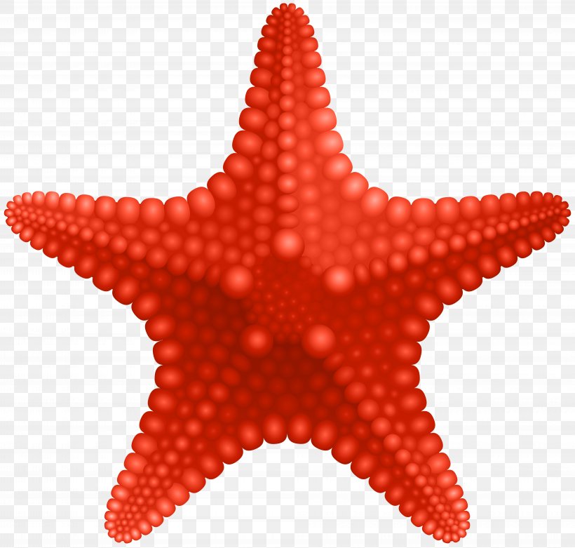 Starfish Clip Art Image Illustration, PNG, 8000x7627px, Starfish, Echinoderm, Marine Invertebrates, Red, Royaltyfree Download Free