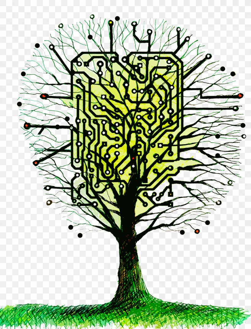 Electronic Circuit Technology Tree, PNG, 1200x1576px, Electronic Circuit, Art, Branch, Electrical Network, Flora Download Free