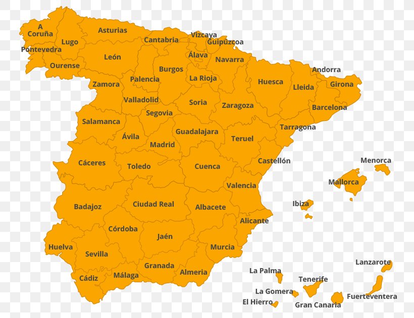 Provinces Of Spain Map Clip Art, PNG, 758x631px, Spain, Area, Blank Map, Can Stock Photo, Ecoregion Download Free
