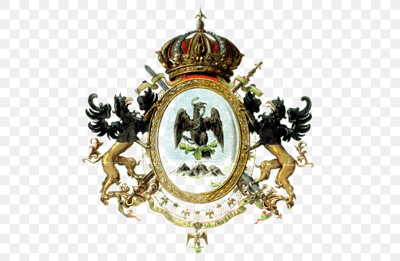 Second Mexican Empire First Mexican Empire Coat Of Arms Of Mexico Chapultepec Castle, PNG, 500x536px, Second Mexican Empire, Brass, Chapultepec Castle, Coat Of Arms, Coat Of Arms Of Mexico Download Free