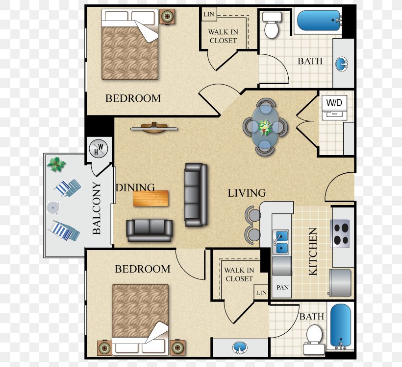 The Orsini Floor Plan Apartment House Bedroom, PNG, 750x750px, Floor Plan, Affordable Housing, Apartment, Apartment Hotel, Area Download Free