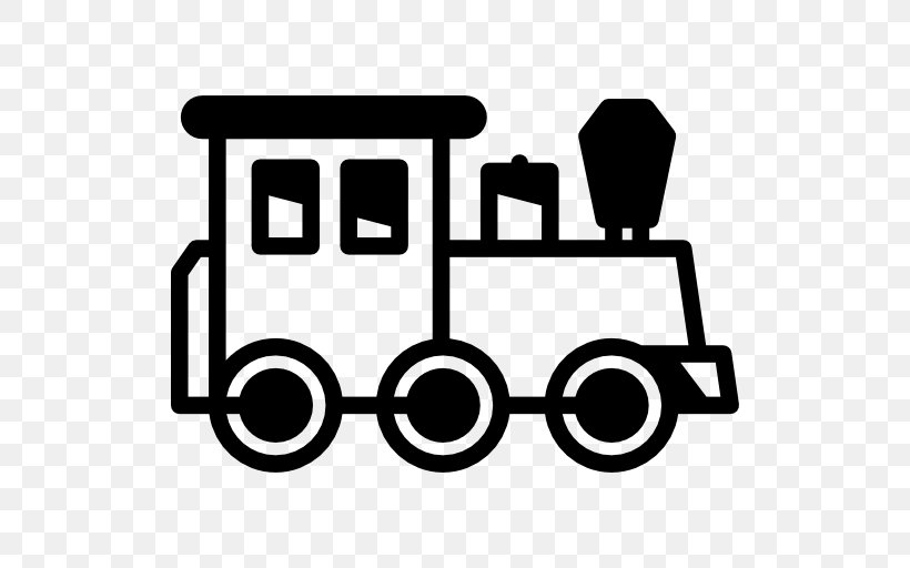 Train Rail Transport Tram Passenger Car Locomotive, PNG, 512x512px, Train, Area, Black, Black And White, Brand Download Free