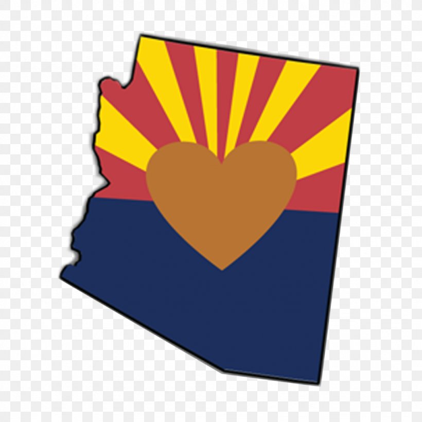 EcoVerde Flag Of Arizona Sticker Heart Clip Art, PNG, 1024x1024px, Flag Of Arizona, Arizona, Clothing, Decal, Flag Download Free