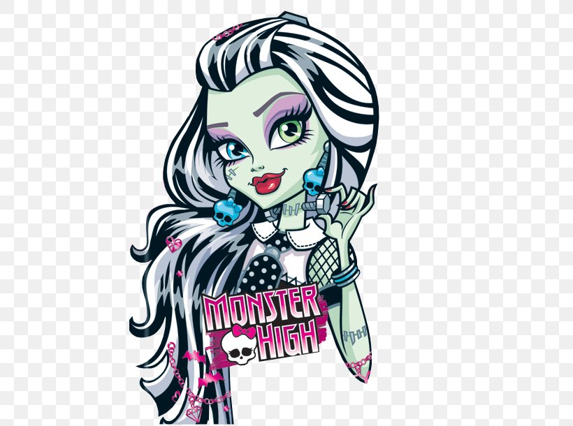 Monster High Frankie Stein Ever After High Mattel, PNG, 450x610px, Watercolor, Cartoon, Flower, Frame, Heart Download Free