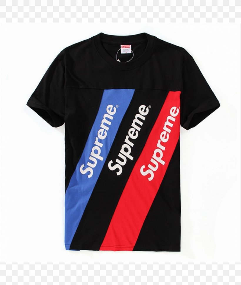 T-shirt Hoodie Sleeve Supreme Clothing, PNG, 845x1000px, Tshirt, Active Shirt, Black, Brand, Clothing Download Free