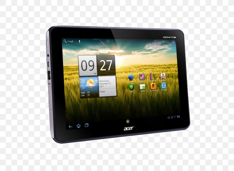 Acer Iconia Tab A500 Laptop Acer Iconia Tab A200, PNG, 600x600px, Acer Iconia Tab A500, Acer, Acer Iconia, Android, Computer Data Storage Download Free