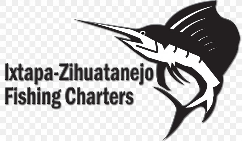 Ixtapa Recreational Boat Fishing Marlin Fishing Logo, PNG, 1047x615px, Ixtapa, Artwork, Black And White, Brand, Fictional Character Download Free