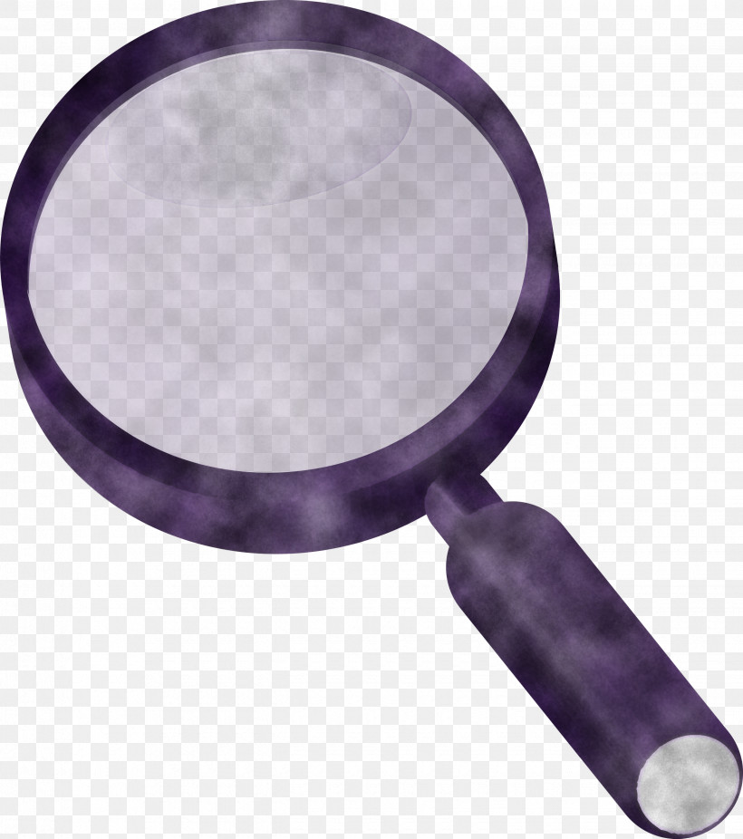 Magnifying Glass Magnifier, PNG, 2655x3000px, Magnifying Glass, Magnifier, Makeup Mirror, Office Instrument, Purple Download Free