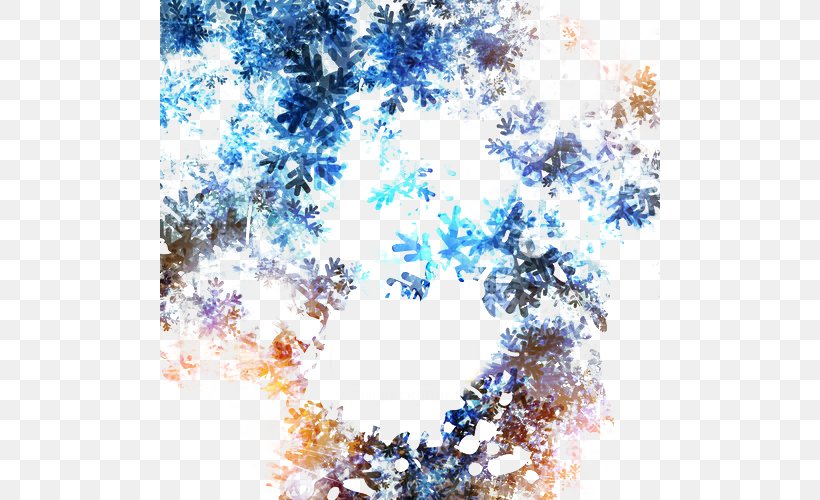 Snowflake Euclidean Vector, PNG, 500x500px, Snowflake, Blue, Branch, Christmas, Purple Download Free