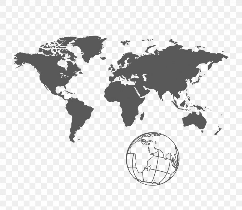 United States India World Map Globe, PNG, 2237x1944px, United States, Atlas, Black, Black And White, Border Download Free