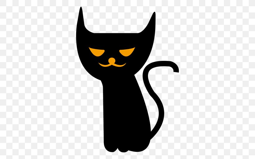 Black Cat Whiskers Halloween Clip Art, PNG, 512x512px, Black Cat, Black, Carnivoran, Cat, Cat Like Mammal Download Free