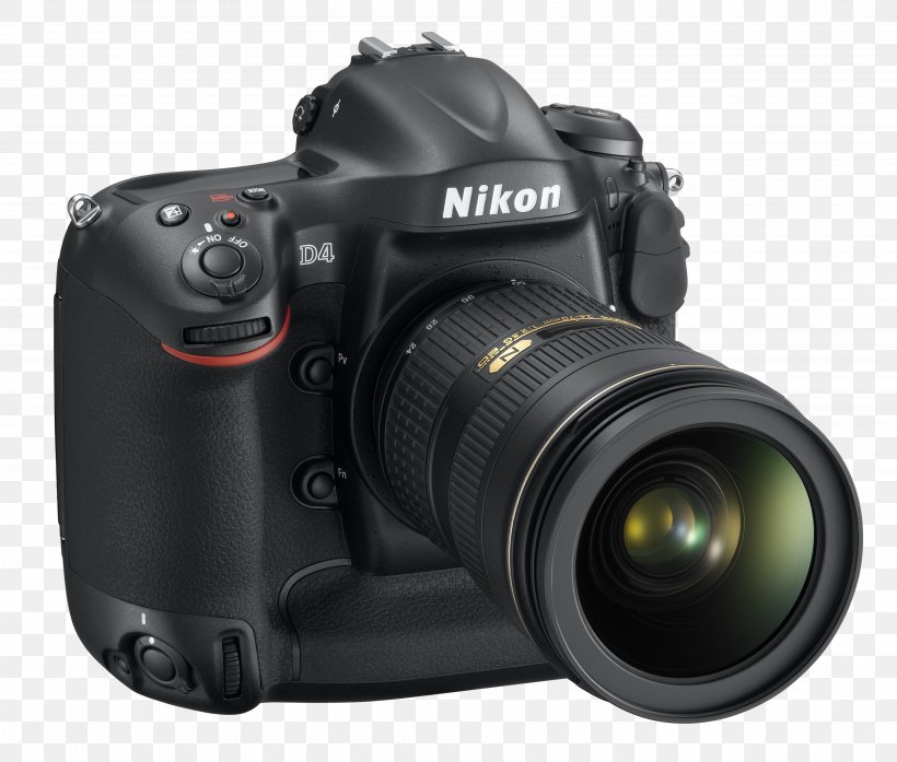 Nikon D4 Digital SLR Camera Photography, PNG, 3813x3243px, Nikon D4, Active Pixel Sensor, Camera, Camera Accessory, Camera Lens Download Free