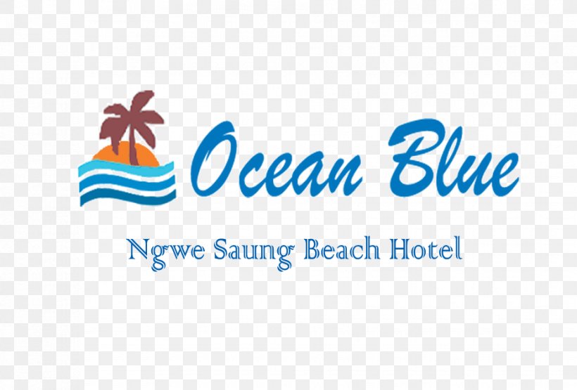 Ocean Blue Beach Hotel Chaungtha, Pathein Yangon Logo, PNG, 930x630px, Hotel, Area, Blue, Brand, Email Download Free