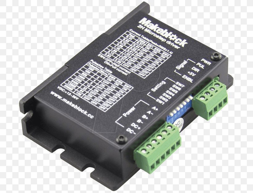 Power Converters Stepper Motor Driver Circuit Device Driver Engine, PNG, 706x628px, Power Converters, Arduino, Circuit Component, Computer Component, Computer Hardware Download Free