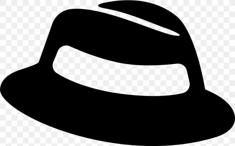 Hat Fedora Clip Art, PNG, 980x609px, Hat, Black And White, Fedora, Fedora Media Writer, Headgear Download Free