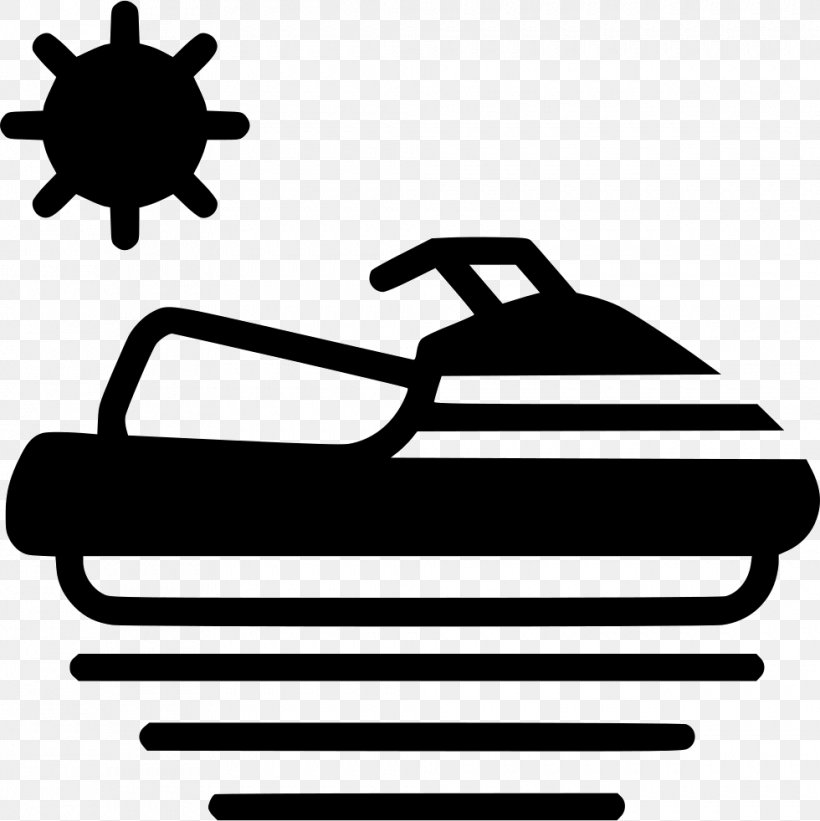 Personal Water Craft Watercraft Scooter Clip Art, PNG, 980x982px, Personal Water Craft, Aqua Scooter, Black And White, Craft, Monochrome Photography Download Free
