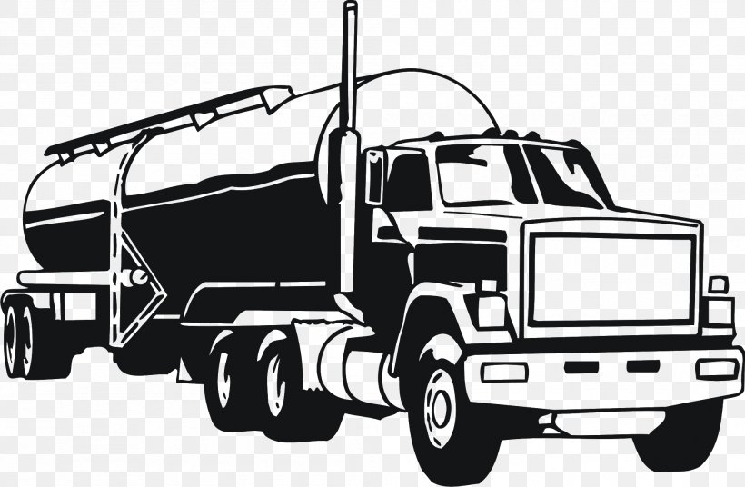 Peterbilt Tank Truck Semi-trailer Truck Clip Art, PNG, 1999x1307px, Peterbilt, Automotive Design, Automotive Exterior, Automotive Tire, Black And White Download Free