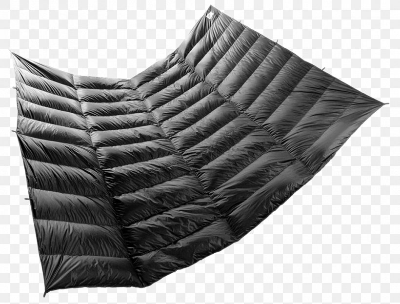 Down Feather Quilt Sleeping Bags Comforter Camping, PNG, 962x731px, Down Feather, Bedding, Black And White, Blanket, Camping Download Free
