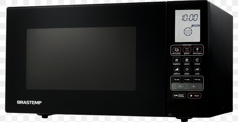 Microwave Ovens Cooking Ranges Brastemp, PNG, 1238x640px, Microwave Ovens, Audio Receiver, Brastemp, Cooking Ranges, Display Device Download Free