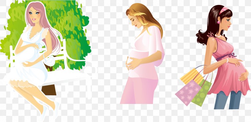 Pregnancy Photography Euclidean Vector Illustration, PNG, 1391x679px, Watercolor, Cartoon, Flower, Frame, Heart Download Free