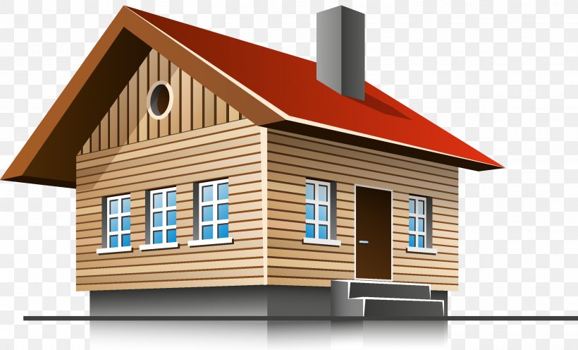Vector Graphics Clip Art House Illustration, PNG, 2692x1630px, 3d Computer Graphics, House, Building, Cottage, Elevation Download Free