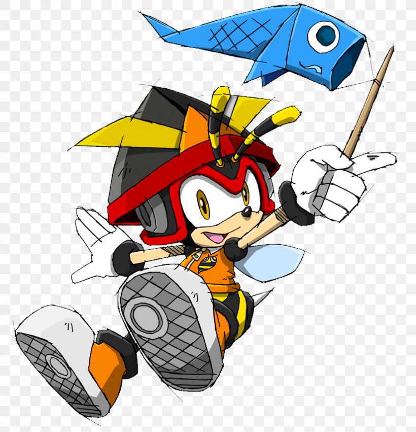 Charmy Bee Sonic The Hedgehog Sonic Heroes Metal Sonic Vector The Crocodile, PNG, 824x856px, Charmy Bee, Cartoon, Chaotix, Character, Fictional Character Download Free