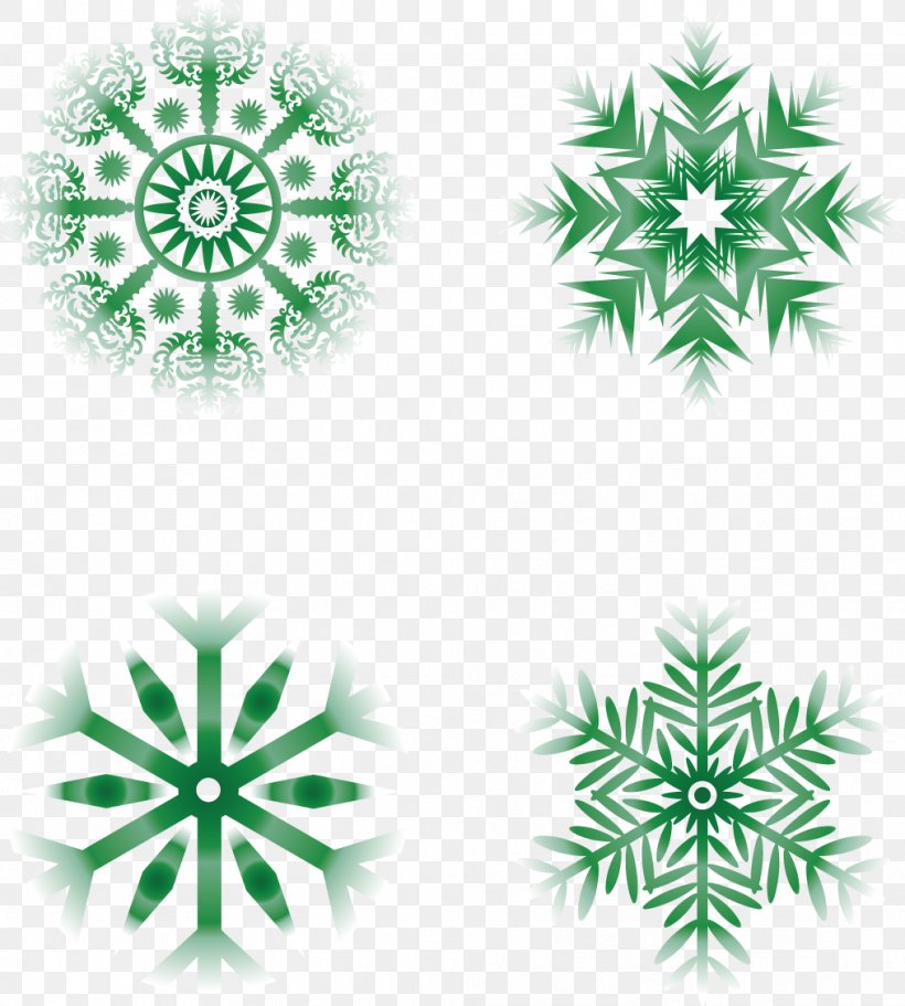 Green Snowflake Schema, PNG, 1014x1127px, Green, Blizzard, Flower, Leaf, Point Download Free