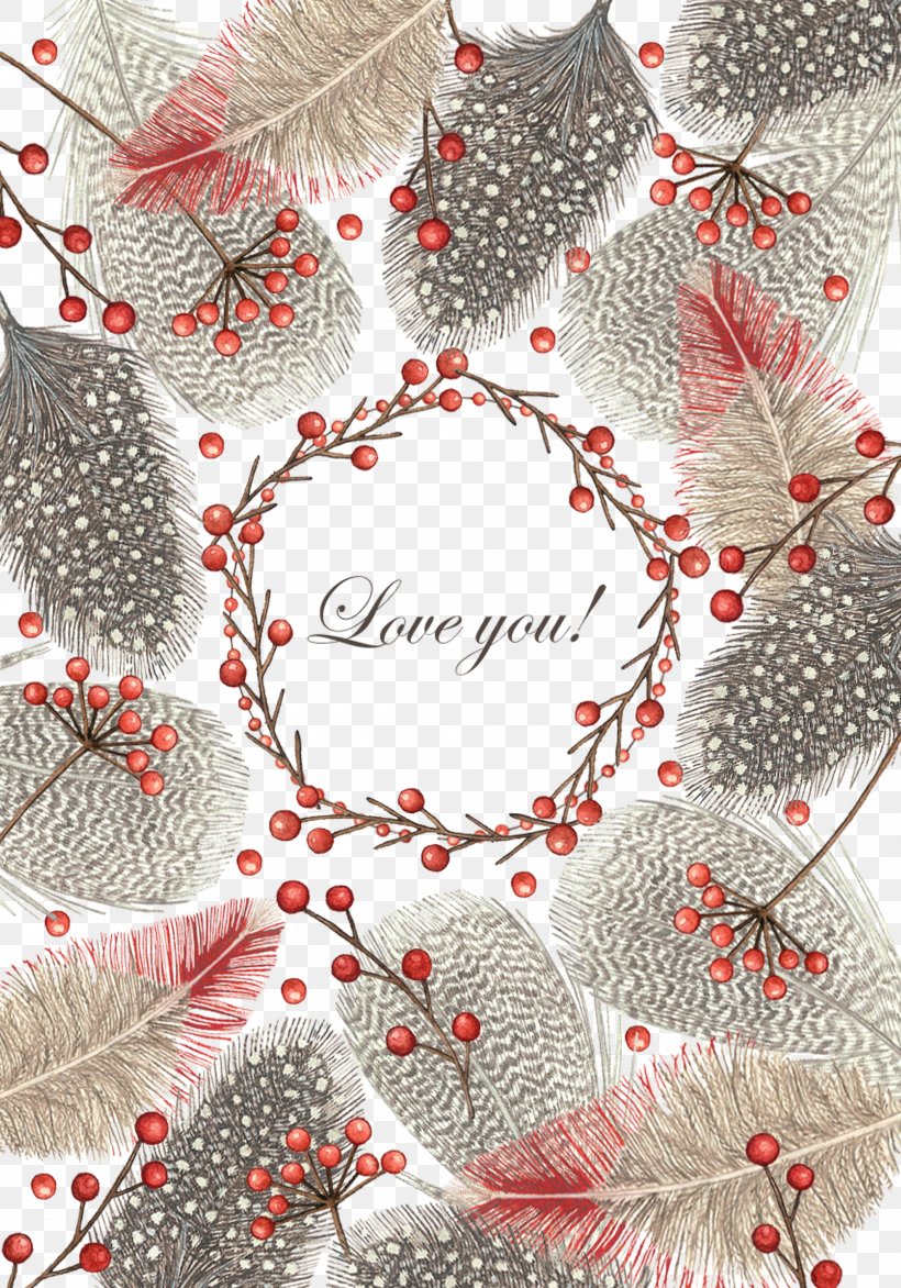 Feather Shading, PNG, 1980x2830px, Computer Graphics, Branch, Christmas, Christmas Decoration, Christmas Ornament Download Free