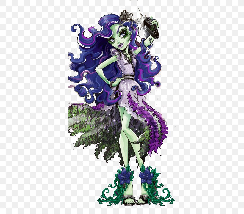 Monster High: Ghoul Spirit Monster High Amanita Nightshade Doll Clawdeen Wolf, PNG, 360x720px, Monster High, Art, Barbie, Clawdeen Wolf, Cleo De Nile Download Free