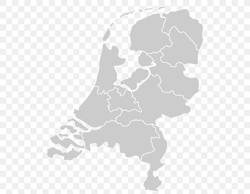 Netherlands Vector Map Royalty-free, PNG, 520x636px, Netherlands, Black And White, Blank Map, Flag Of The Netherlands, Joint Download Free