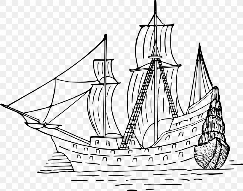 Sailing Ship Drawing Boat, PNG, 2400x1892px, Sailing Ship, Artwork, Baltimore Clipper, Barque, Barquentine Download Free