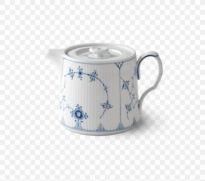 Teapot Royal Copenhagen Blue Fluted Mega Thermal Saucer, PNG, 1130x1000px, Tea, Blue, Blue And White Porcelain, Ceramic, Cup Download Free