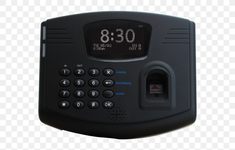 Time & Attendance Clocks Fingerprint Biometrics, PNG, 600x525px, Time Attendance Clocks, Answering Machine, Answering Machines, Biometrics, Clock Download Free