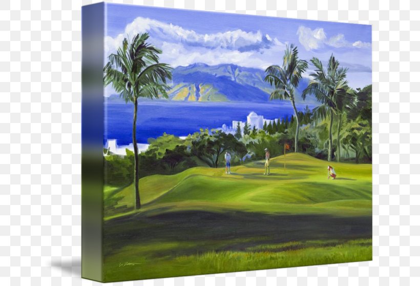 Wailea, Hawaii Golf Course Visual Arts Painting, PNG, 650x558px, Wailea Hawaii, Art, Fine Art, Golf, Golf Club Download Free