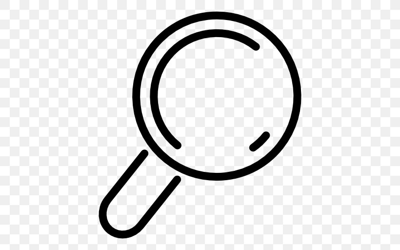 Download Magnifying Glass, PNG, 512x512px, Magnifying Glass, Auto Part, Black And White, Firmware, Magnifier Download Free