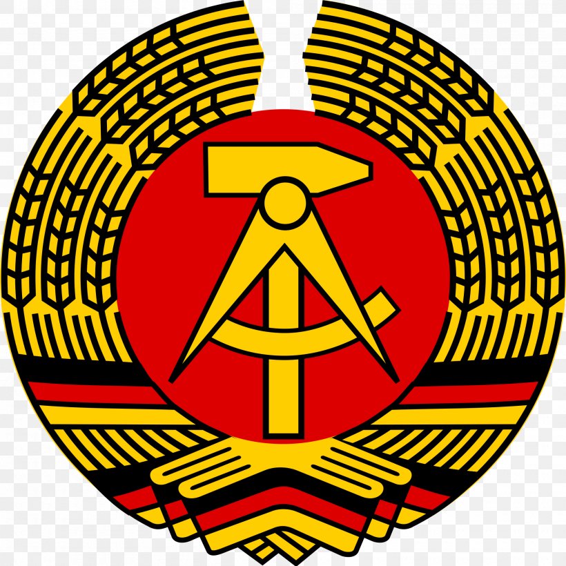 National Emblem Of East Germany Soviet Occupation Zone Flag Of East Germany, PNG, 2000x2000px, East Germany, Area, Coat Of Arms, Emblem, Flag Download Free