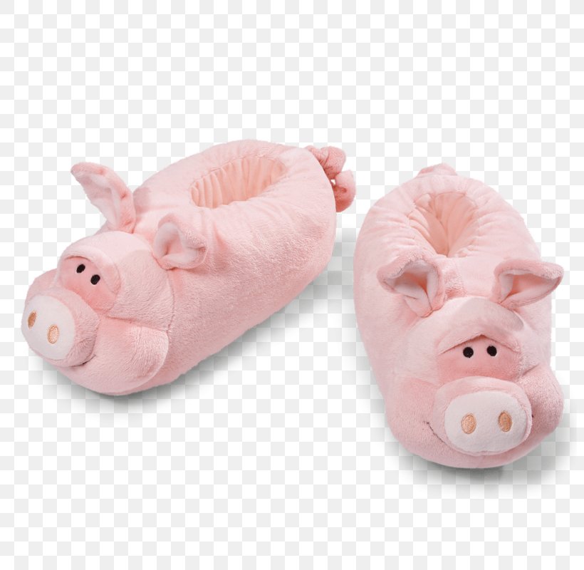 Slipper Pig Sheep Hausschuh Stuffed Animals & Cuddly Toys, PNG, 800x800px, Slipper, Bitzer, Cotton, Domestic Pig, Footwear Download Free