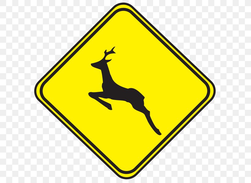 Traffic Sign Signage Warning Sign Road Signs In Italy, PNG, 600x600px, Traffic Sign, Animal, Area, Black And White, Deer Download Free