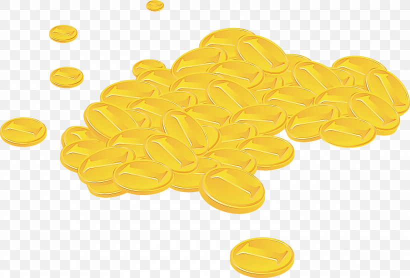 Yellow Food, PNG, 3000x2037px, Money, Food, Paint, Watercolor, Wet Ink Download Free