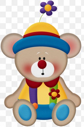 Bear - Bear Drawing Circus Clown Clip Art PNG