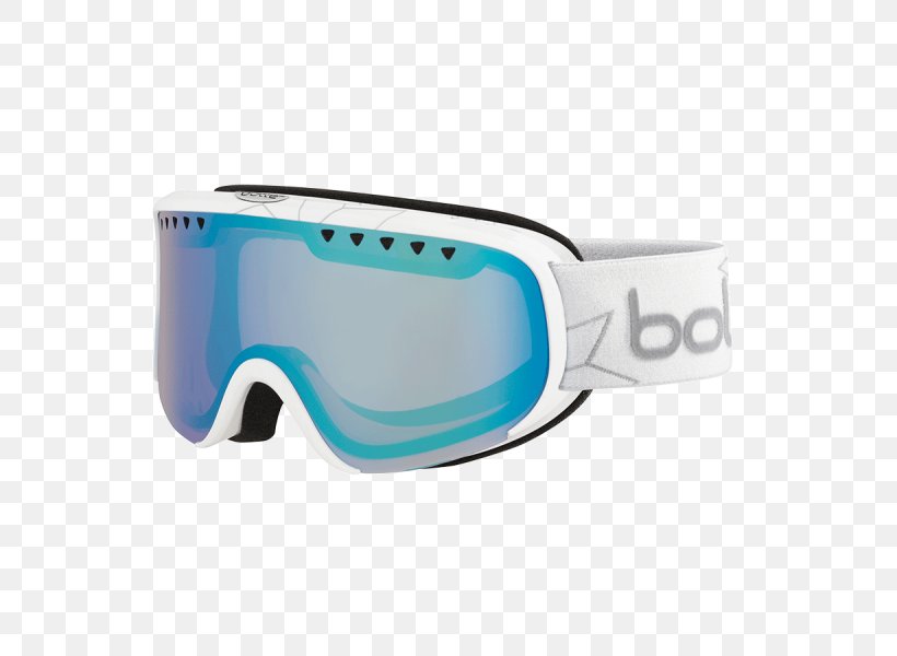 Gafas De Esquí Goggles Skiing Bolle Scarlett 21385 Silver Women/Men Goggle Snowboarding, PNG, 600x600px, Goggles, Alpine Skiing, Aqua, Azure, Blue Download Free