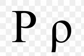 Greek - Letter Case Alphabet Rho PNG