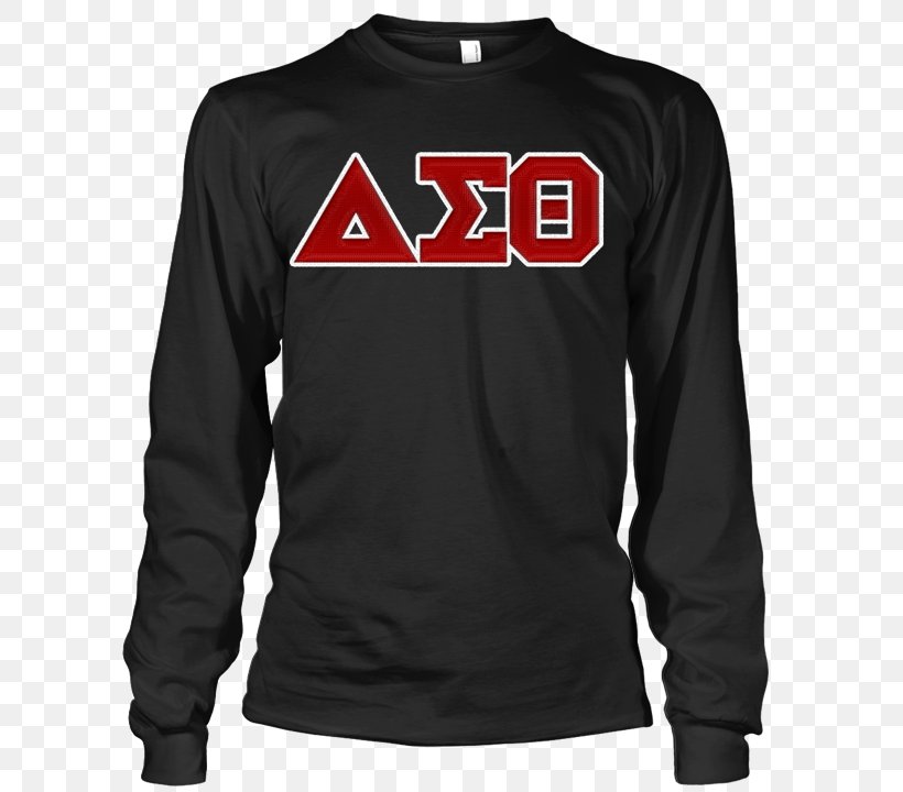 Long-sleeved T-shirt Alpha Kappa Alpha Greek Alphabet Psi, PNG, 628x720px, Tshirt, Active Shirt, Alpha, Alpha Kappa Alpha, Black Download Free