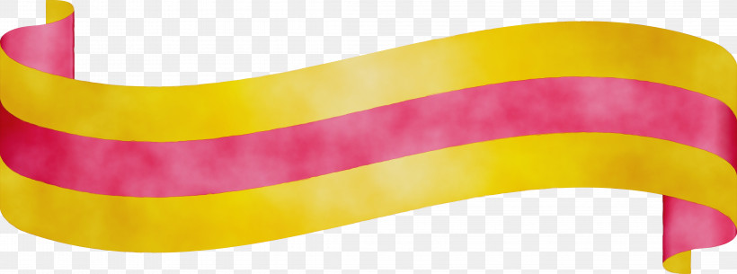 Yellow Pink Line, PNG, 4352x1621px, Ribbon, Line, Paint, Pink, S Ribbon Download Free