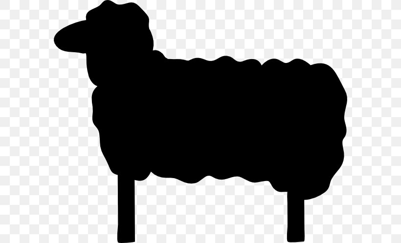 Black Sheep Silhouette Clip Art, PNG, 600x498px, Sheep, Black, Black And White, Black Sheep, Cattle Like Mammal Download Free