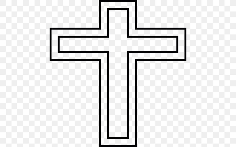 Christian Cross Symbol Christianity Tau Cross, PNG, 512x512px, Cross, Area, Black And White, Christian Cross, Christian Symbolism Download Free
