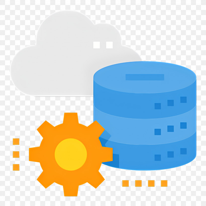 Cloud Computing - Database And Cloud Technology Icon PNG