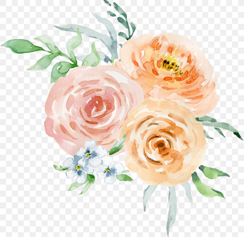 Floral Design Garden Roses Watercolor Painting, PNG, 1024x995px, Floral Design, Art, Artificial Flower, Cut Flowers, Floristry Download Free