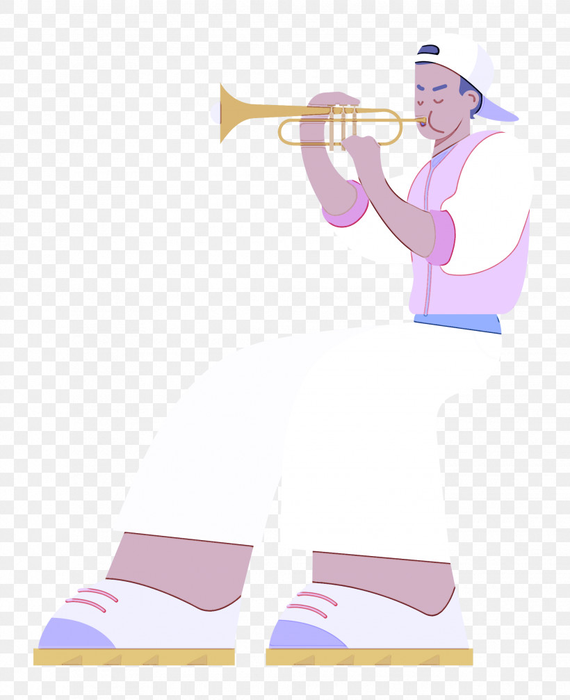 Playing The Trumpet Music, PNG, 2035x2500px, Music, Cartoon, Geometry, Lavender, Line Download Free